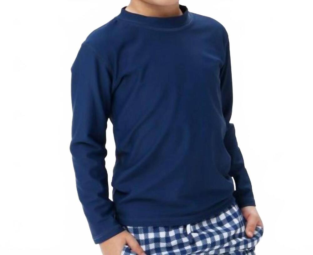 NEW RUGGED BUTTS long sleeve rash guard in navy